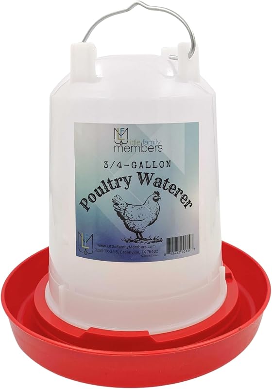 3/4-Gallon Plastic Waterer