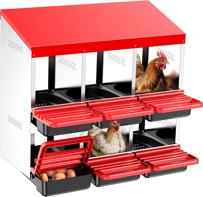 Two-Tier 6-Compartment Box